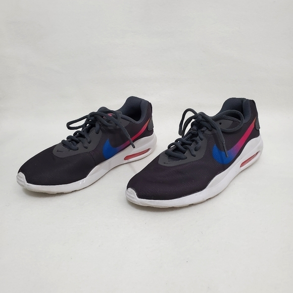 Nike Air Max Oketo Dark Gray Rainbow Swoosh Sneakers - Picture 3 of 6